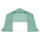 37. GREENHOUSE GARDEN TUNNEL 300x600x200CM PE STRUCTURE STEEL GREEN
