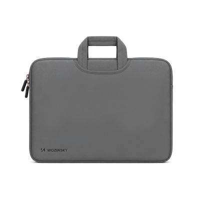 2. Wozinsky WNT-15G 15.6" Laptop Bag with Retractable Neoprene Handle - Gray