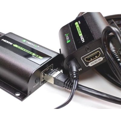 5. TECHLY EXTENDER HDMI HD 3D 60M PO RJ45 IR REMOTE IDATA EXT-E70I