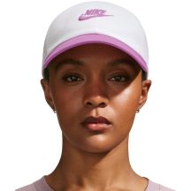 Nike Club Cap White and Pink FB5368 103