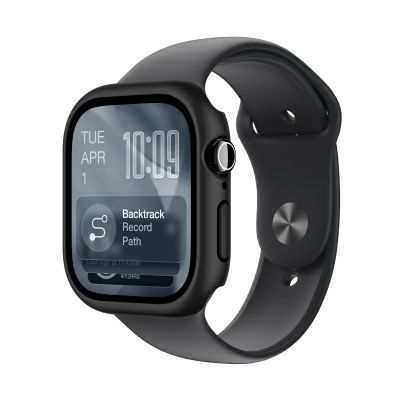 5. AmazingThing Minimal Protective Case for Apple Watch Series 11 46mm - Black