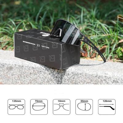 5. Rockbros 10175 Photochromic UV400 Cycling Glasses - Black