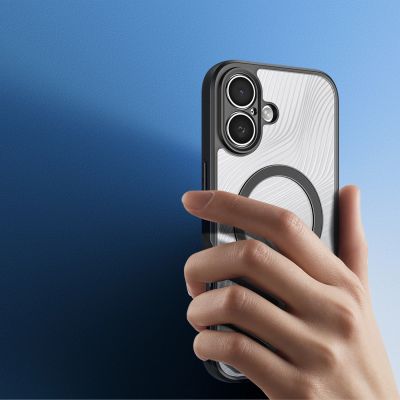 5. Dux Ducis Aimo Mag Case with Magnetic Ring for iPhone 17 - Black