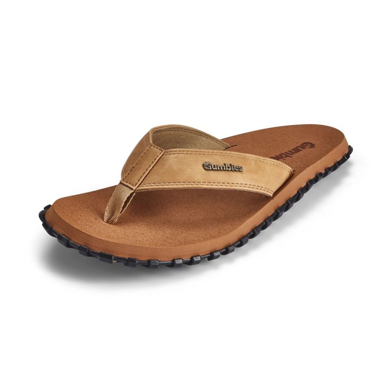 5. Flip-flops Gumbies Vegovert Flip-Flops Unisex Tan M GU-FFVEG128