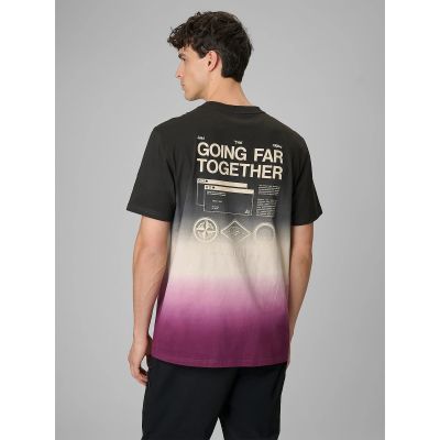 2. Men's relaxed T-shirt with print 4F 4FRSS26TTSHM3815-20A
