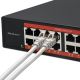 3. Qoltec Network Switch SWITCH Gigabit Ethernet | 16x RJ45 | 2x SFP | 1000 Mb/s