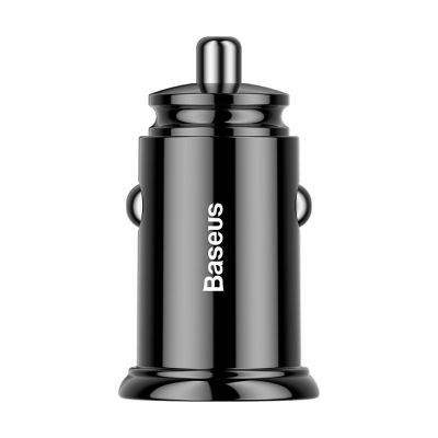 2. Baseus Circular PPS smart car charger with USB Quick Charge 4.0 QC 4.0 and USB-C PD 3.0 SCP ports black (CCALL-YS01)