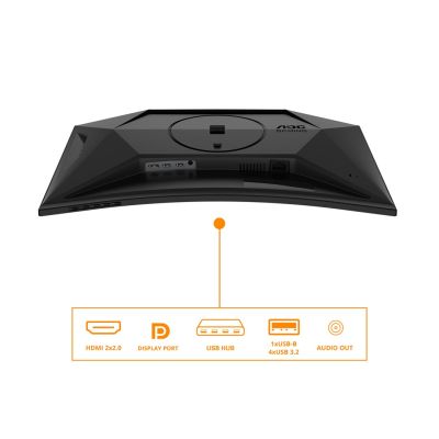 19. AOC 27" G4 C27G4ZXU Computer Monitor 68.6cm 1920 x 1080 px Full HD LED Black