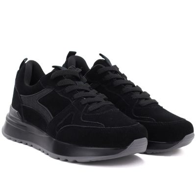 8. Women's black leather shoes Vinceza FIO27-67006