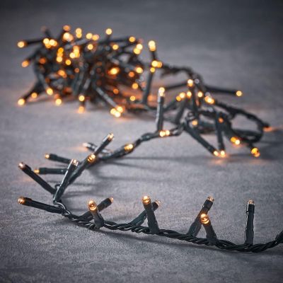 CHRISTMAS TREE LIGHTS 550 LED LIGHT CHAIN TIMER WARM WHITE LUCA