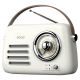 SAVIO PORTABLE RADIO WHITE RS-02