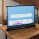 9. MACLEAN PORTABLE COMPACT DESK PROJECTION SCREEN, 45", 4:3 MC-961