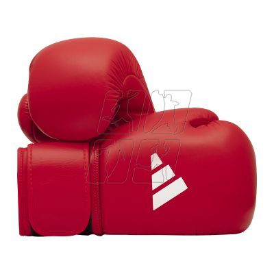 21. IBA approved adidas tournament boxing gloves red