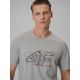 3. Men's regular-fit graphic T-shirt 4F 4FRSS26TTSHM3989-10S