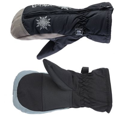 7. Viking Starlet Ski Kids winter gloves with snowflake motif, black (125/15/5195/09)