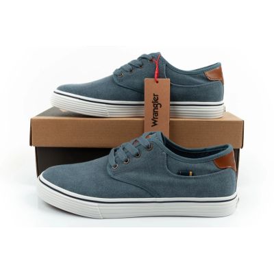 10. Wrangler men's Calypso Derby sneakers, blue, comfortable