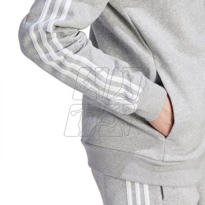5. adidas Essentials Fleece 3-Stripes Full-Zip M sweatshirt IJ6479
