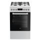 BEKO FSE52320DWD gas-electric cooker | convection | steam cleaning | white