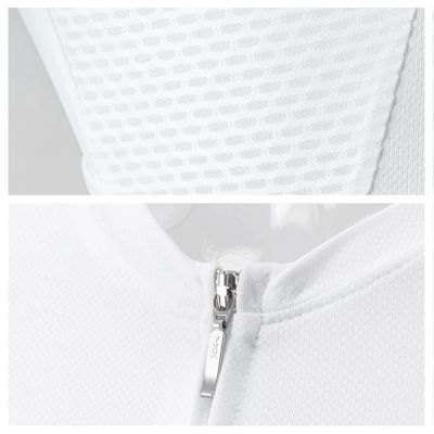 7. Rockbros 15110012004 ROAD TO SKY Women's Cycling Jersey, Long Sleeve, M - White