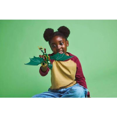 6. LEGO NINJAGO 71829 Lloyd's Green Forest Dragon