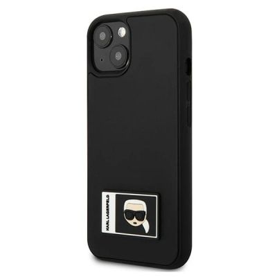 2. Karl Lagerfeld Ikonik Patch Case for iPhone 13 - Black
