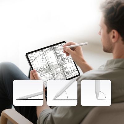 6. Wozinsky WRA-08 Stylus for iPad USB-C Fast Charging - White