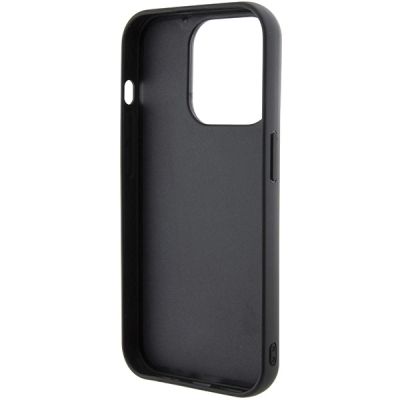 8. Karl Lagerfeld Gripstand Saffiano Karl&Choupette Pins case for iPhone 15 Pro - black