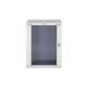 41. Digitus DYNAmic 19" 16U wall-mounted network cabinet 600x450, glass door, gray, undivided, assembled, 60kg