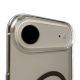 10. Puro Lite Mag TPU+PC Case Compatible with MagSafe for iPhone 17 Air - Transparent with Brown Ring
