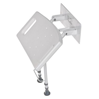 25. Wall-mounted folding shower chair