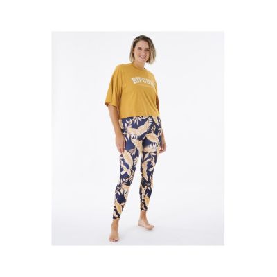 6. T-Shirt RIP CURL Seacell Crop Heritage Tee yellow
