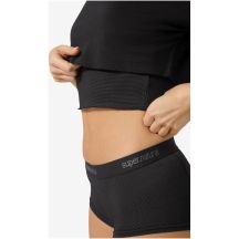 Women’s short-sleeve T-shirt SUPER.NATURAL W CROP TEE, black