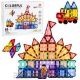 Creative Magnetic Construction Blocks with 3D Panels, STEM, Colorful, 85 pcs.