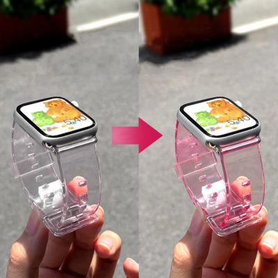 3. Silicone Strap Bracelet Bracelet Strap Light for Apple Watch 38 / 40 mm - Black