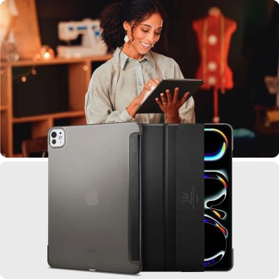 9. Spigen Smart Fold iPad Pro 13" 2024 Case - Black
