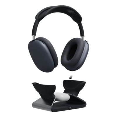 2. mophie 401316655 Mobile Charger Headset Black USB Wireless Charging Internal