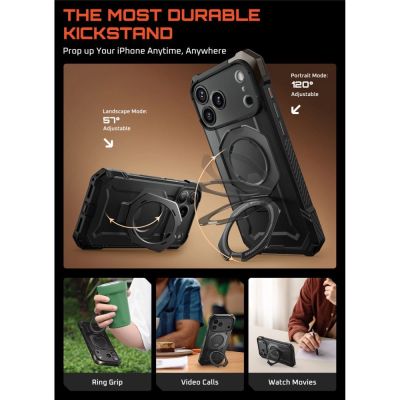 4. Supcase UB Grip Mag MagSafe Case for iPhone 17 Pro - Black