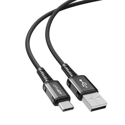 2. Acefast USB cable - USB Type C 1.2m, 3A black (C1-04 black)