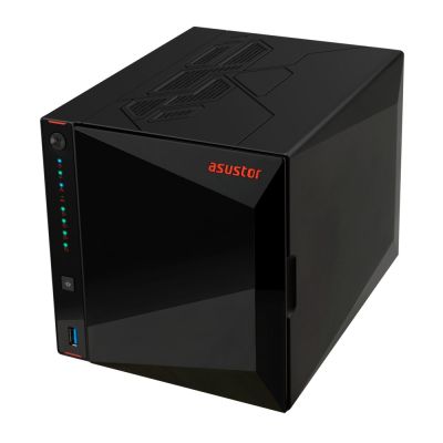 4. AS5404T NAS; Tower; 4x (3.5" SATA HDD/ 2.5" SSD); Intel Celeron N5105; 4GB DDR4 SODIMM (max. 16GB), 2x 2.5GbE 4x M.2 2280 NVMe PCIe 3.0, 3x USB 3.2 Gen, 1x HDMI 2.0b