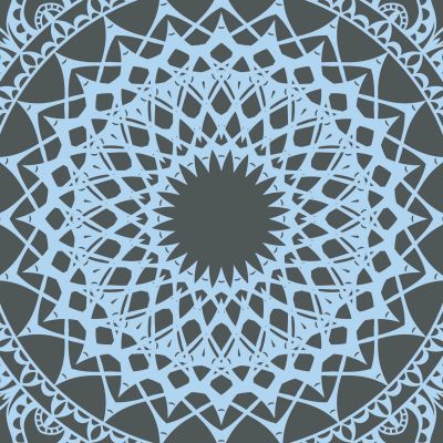 2. GAIAM YOGA MAT BLUE AURA DOVE MARRAKESH 5 MM 66829