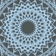 2. GAIAM YOGA MAT BLUE AURA DOVE MARRAKESH 5 MM 66829