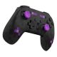 3. Dragonshock PopTop Black, Purple Bluetooth Gamepad Analog/Digital Nintendo Switch, PC