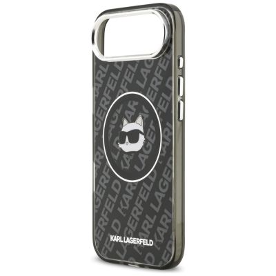 6. Karl Lagerfeld IML Choupette Head Logo MagSafe iPhone Air Case - Black