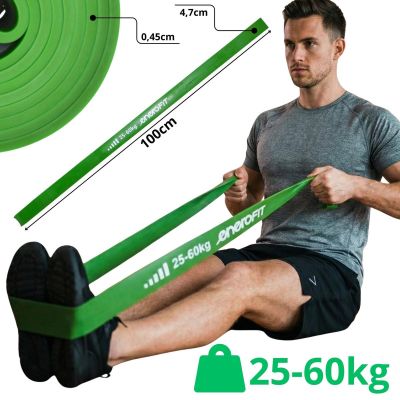 10. RESISTANCE BAND POWER BAND 25-60KG GREEN ENERO FIT