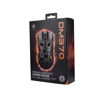 8. Deltaco Gaming DM370 mouse Ambidextrous RF Wireless + Bluetooth + USB Type-A Optical 12000 DPI