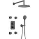 Concealed shower set with thermostatic BOX - with shower head