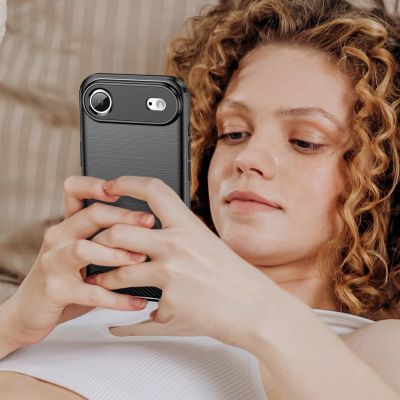 7. Carbon Case for iPhone 17 Air - Black
