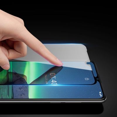 9. Dux Ducis 10D Tempered Glass Tough Screen Protector Full Coveraged with Frame for Nokia 1.4 transparent (case friendly)
