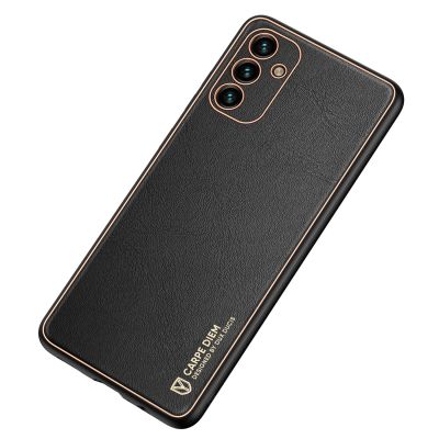 4. Dux Ducis Yolo elegant cover made of ecological leather for Samsung Galaxy A13 5G black