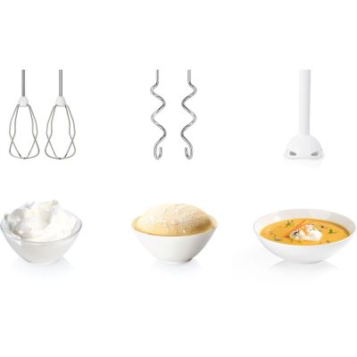9. BOSCH MFQ36440 hand mixer (450W; white)